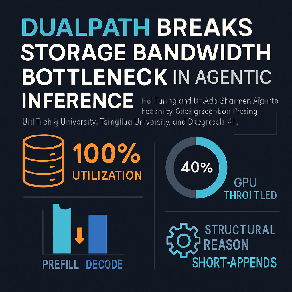 DualPath Breaks Storage Bandwidth Bottleneck in Agentic Inference