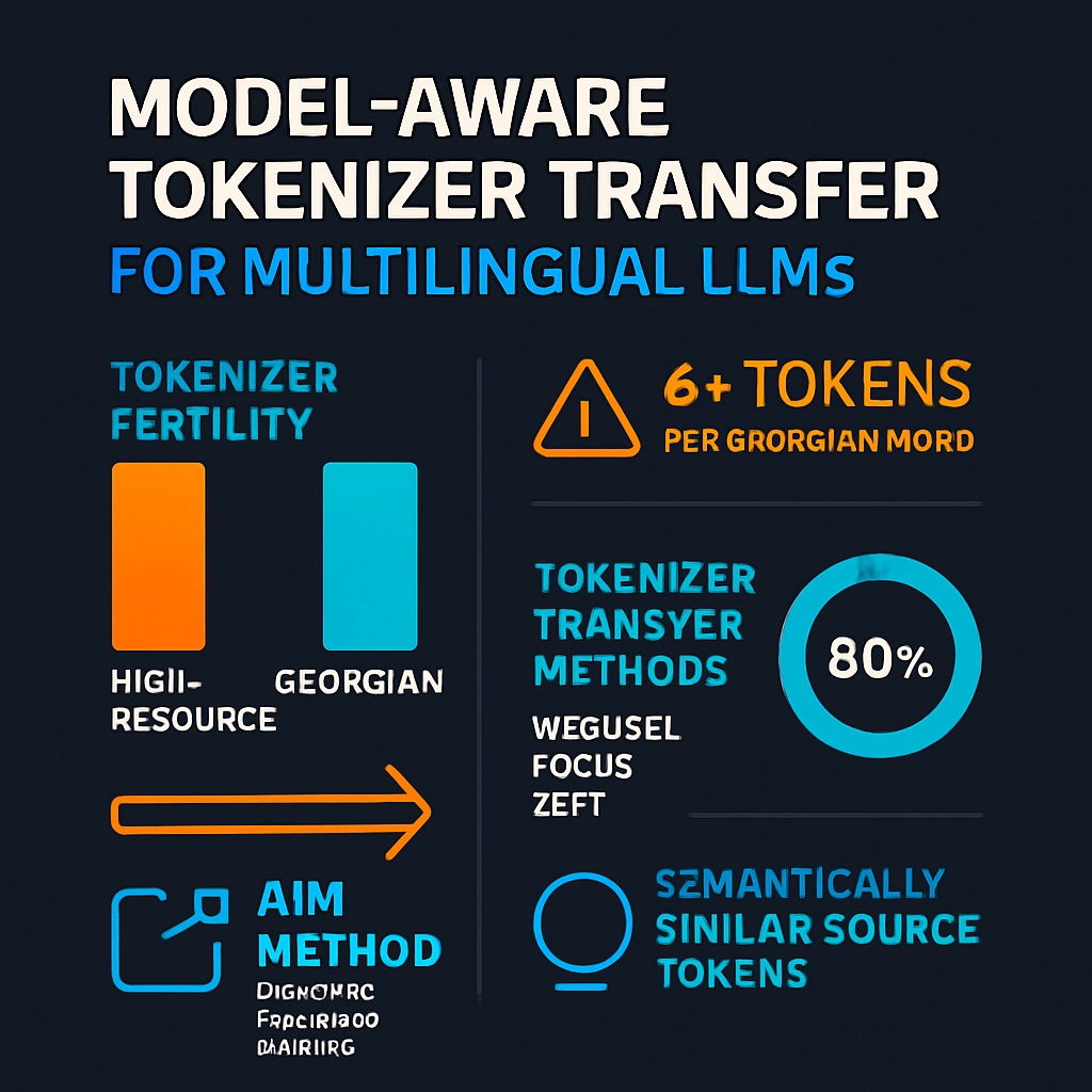 Model-Aware Tokenizer Transfer for Multilingual LLMs