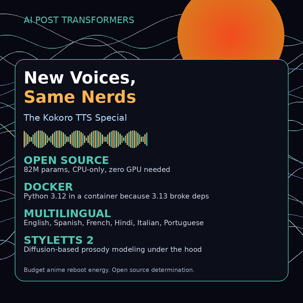 New Voices, Same Nerds: The Kokoro TTS Episode