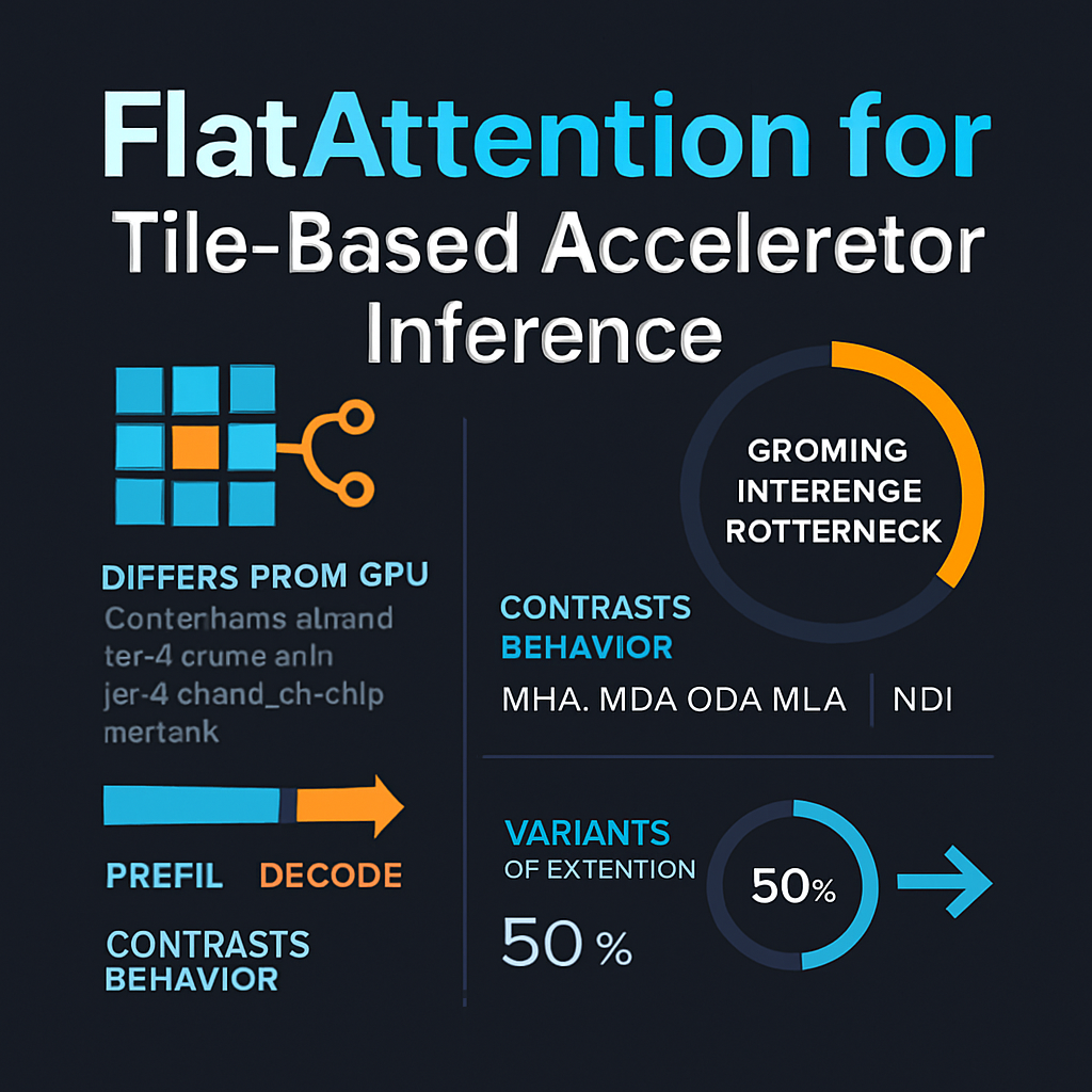 FlatAttention for Tile-Based Accelerator Inference