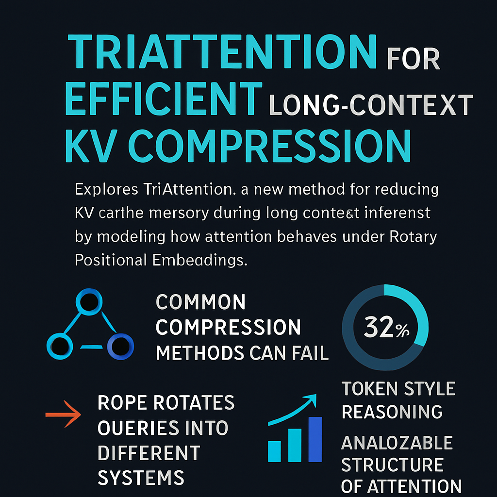 TriAttention for Efficient Long-Context KV Compression
