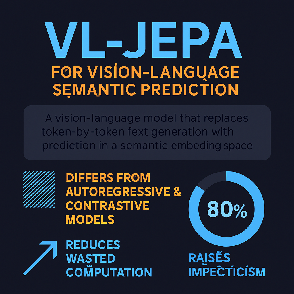 VL-JEPA for Vision-Language Semantic Prediction
