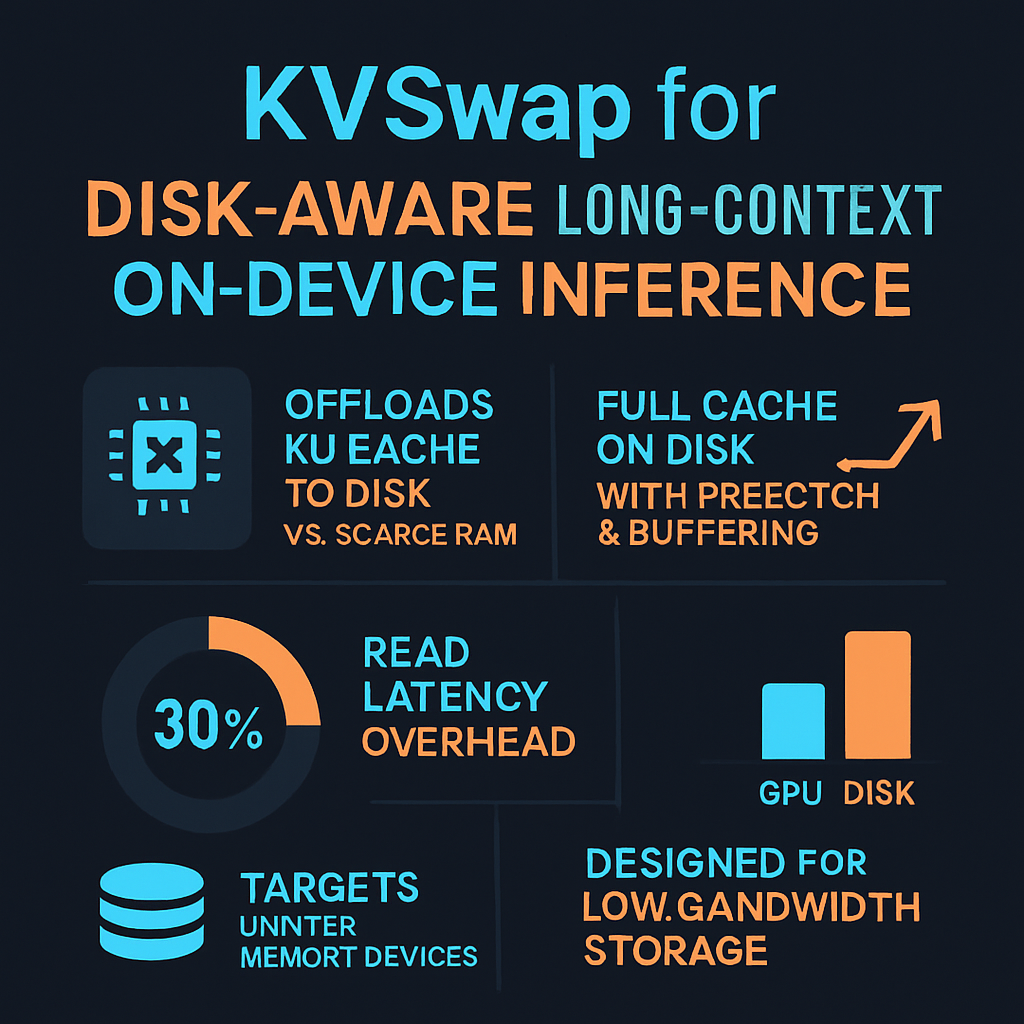 KVSwap for Disk-Aware Long-Context On-Device Inference