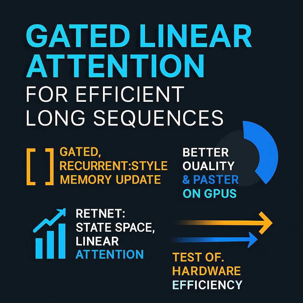 Gated Linear Attention for Efficient Long Sequences