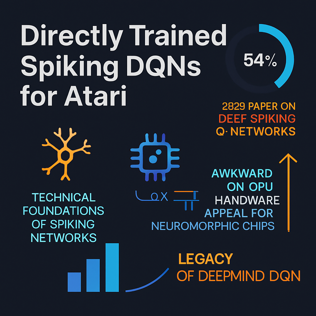 Directly Trained Spiking DQNs for Atari
