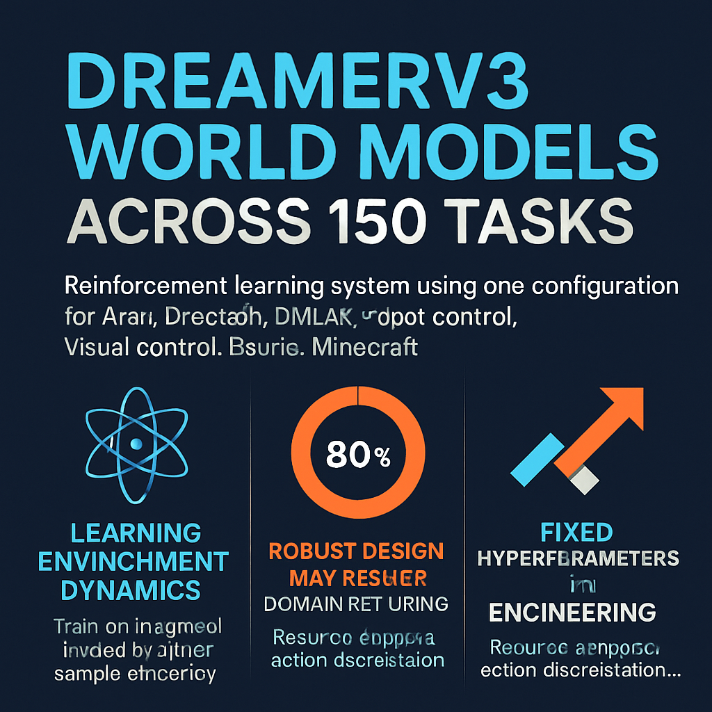 DreamerV3 World Models Across 150 Tasks