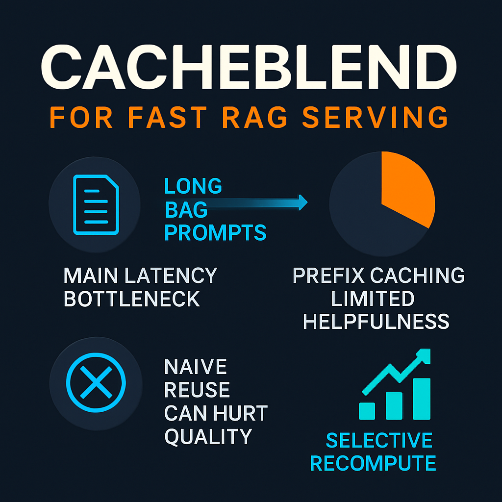 CacheBlend for Fast RAG Serving