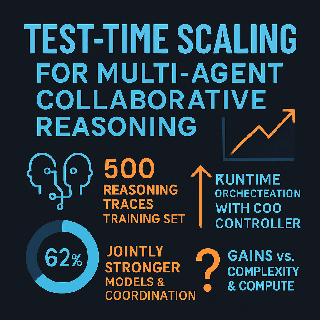 Test-time Scaling for Multi-Agent Collaborative Reasoning