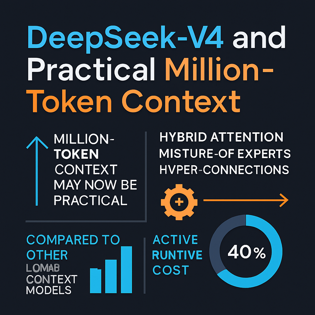 DeepSeek-V4 and Practical Million-Token Context