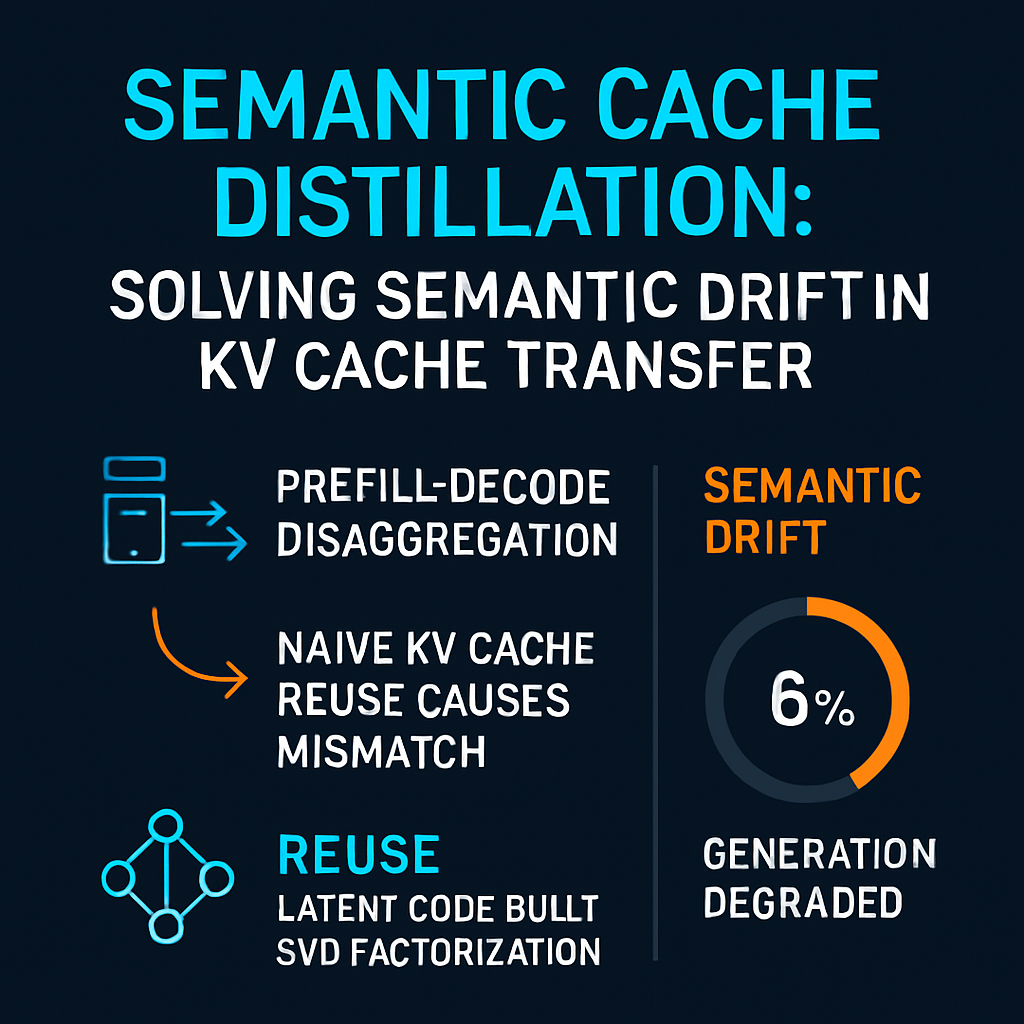 Semantic Cache Distillation: Solving Semantic Drift in KV Cache Transfer