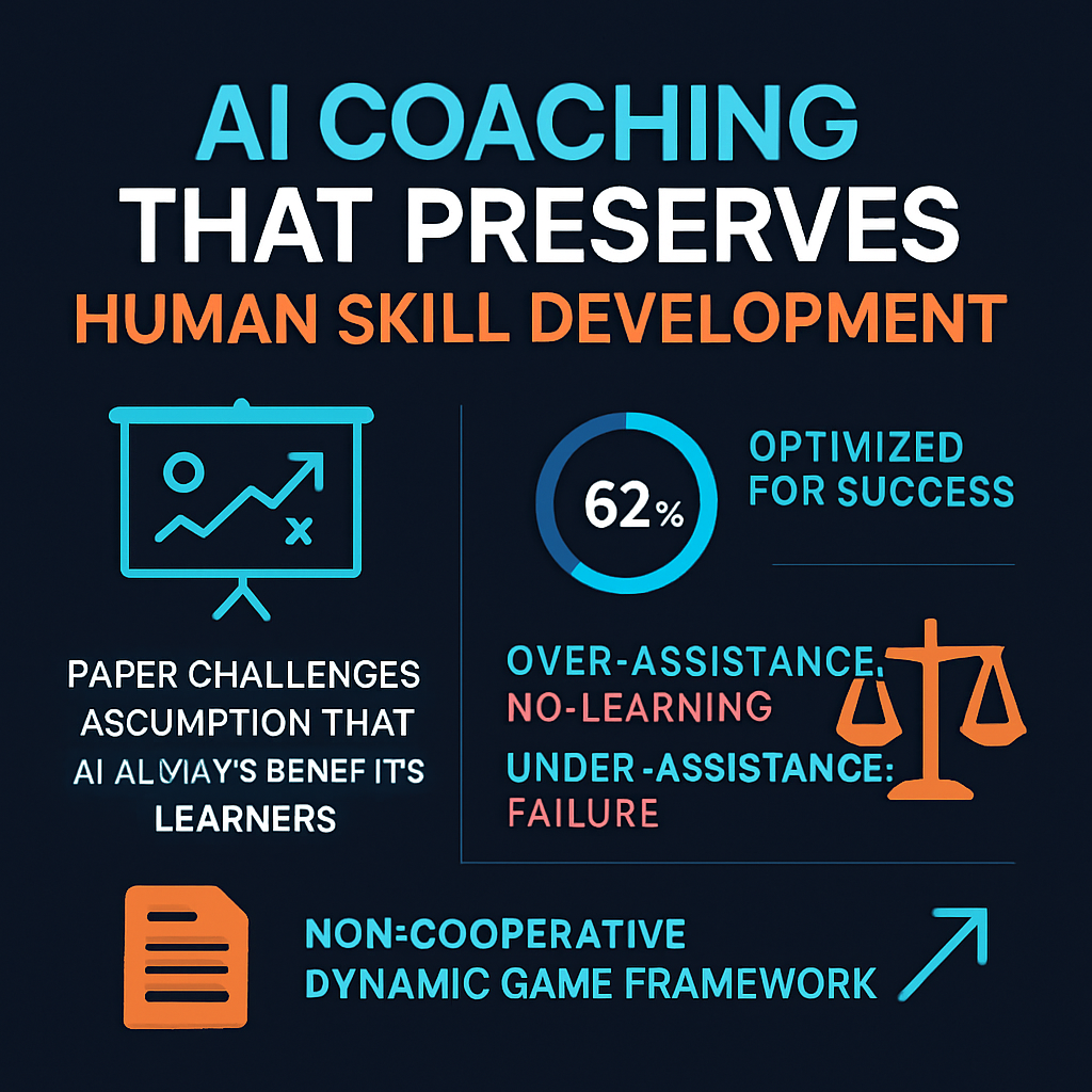AI Coaching That Preserves Human Skill Development