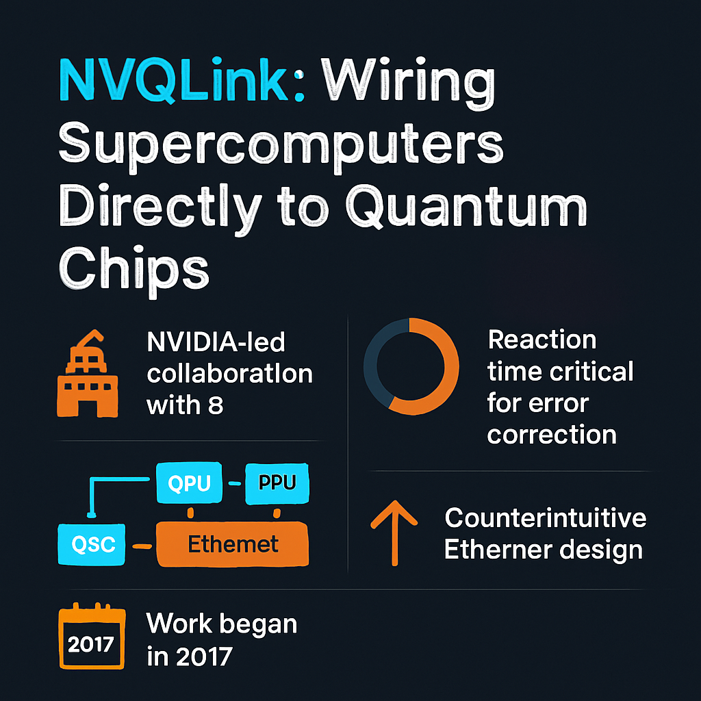 NVQLink: Wiring Supercomputers Directly to Quantum Chips