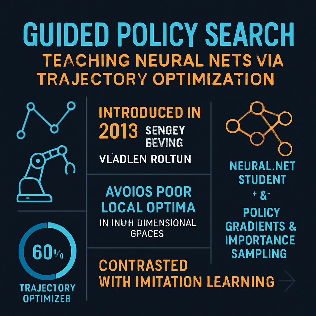 Guided Policy Search: Teaching Neural Nets via Trajectory Optimization