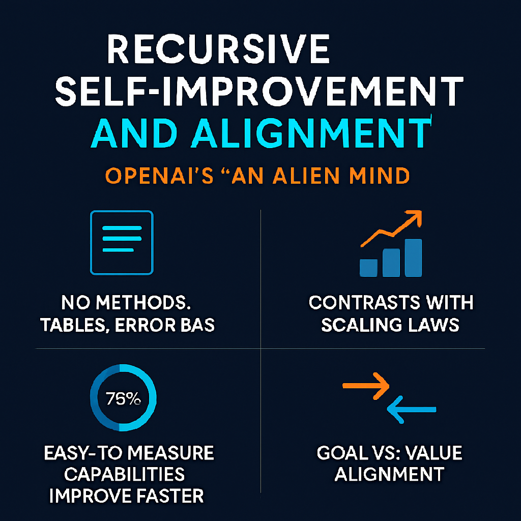 Recursive Self-Improvement and Alignment: OpenAI's "An Alien Mind"