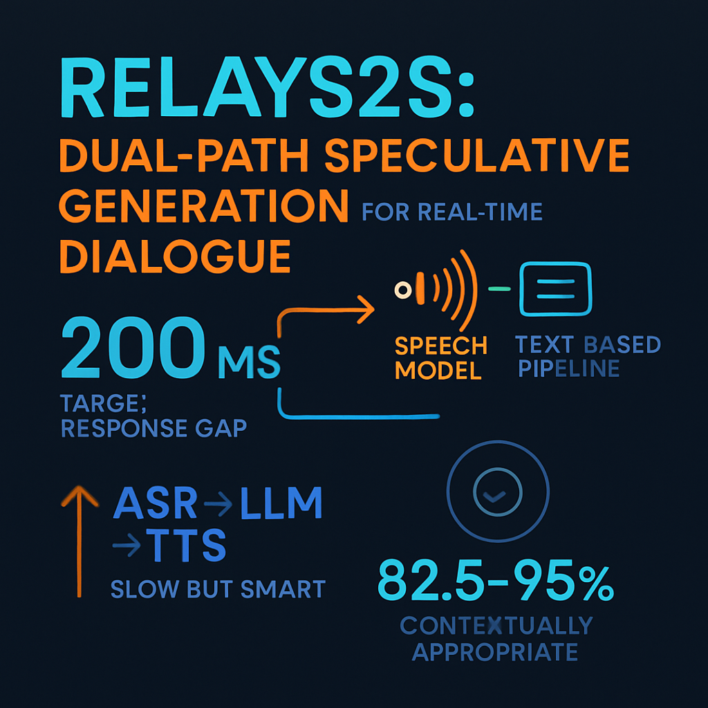 RelayS2S: Dual-Path Speculative Generation for Real-Time Dialogue