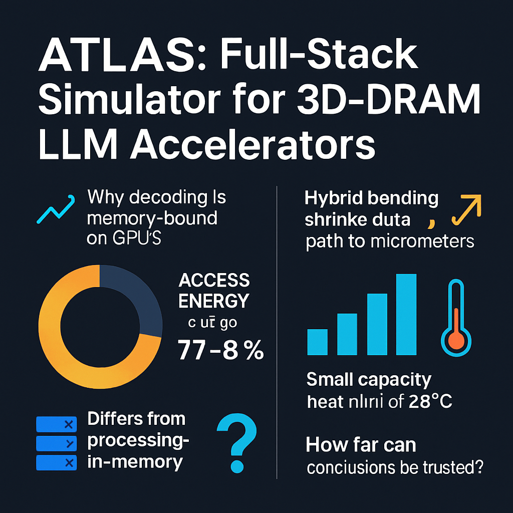 ATLAS: Full-Stack Simulator for 3D-DRAM LLM Accelerators