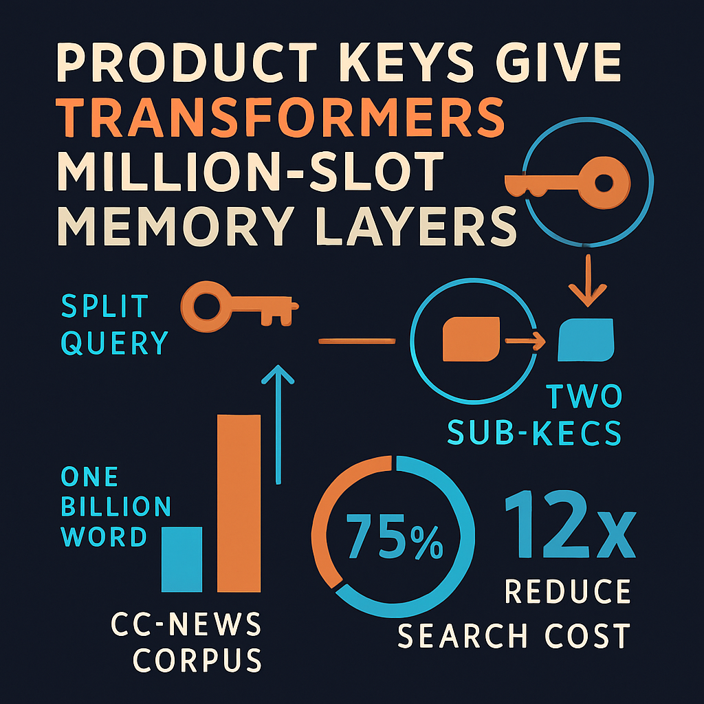 Product Keys Give Transformers Million-Slot Memory Layers