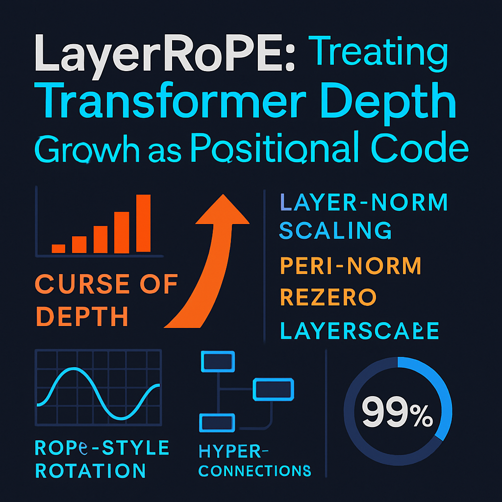 LayerRoPE: Treating Transformer Depth Growth as a Positional Code
