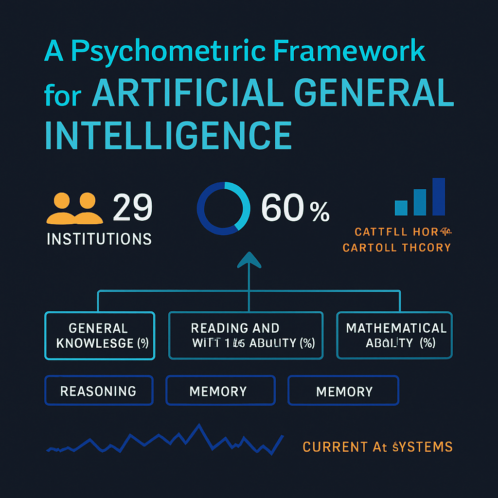 A Psychometric Framework for Artificial General Intelligence