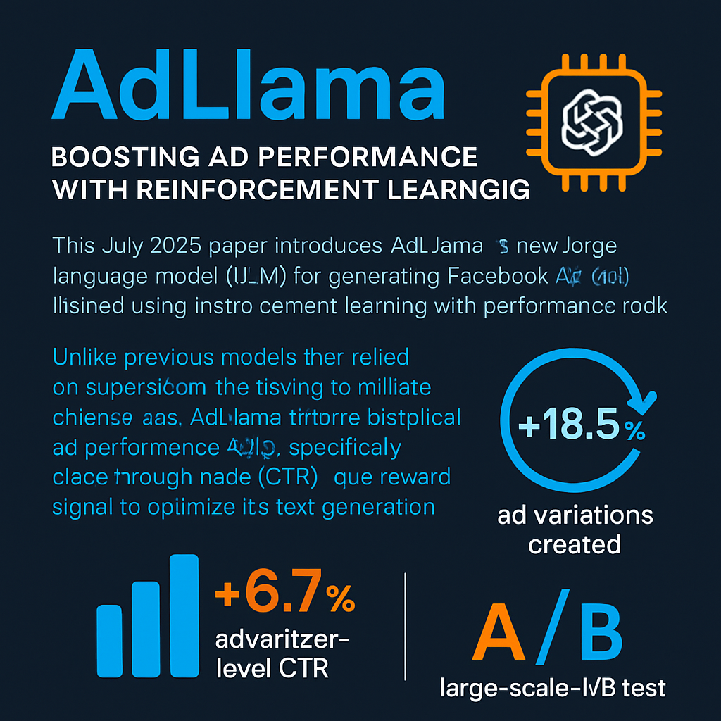 AdLlama: Boosting Ad Performance with Reinforcement Learning