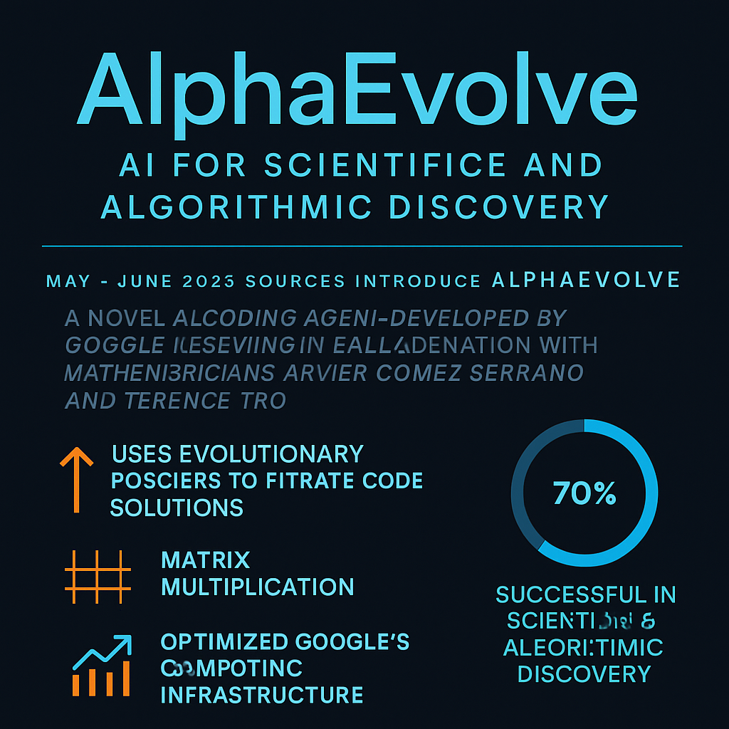 AlphaEvolve: AI for Scientific and Algorithmic Discovery