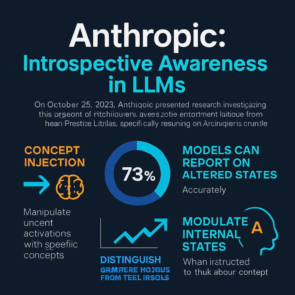 Anthropic: Introspective Awareness in LLMs