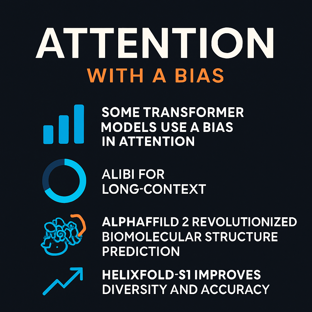 Attention with a bias