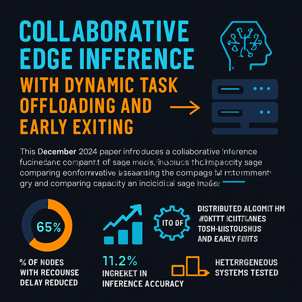 Collaborative Edge Inference with Dynamic Task Offloading and Early Exiting