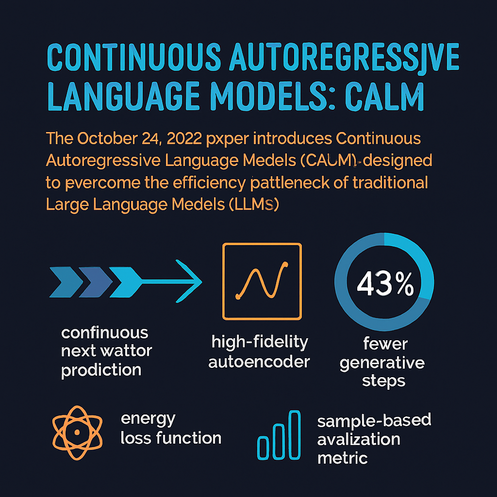 Continuous Autoregressive Language Models: CALM