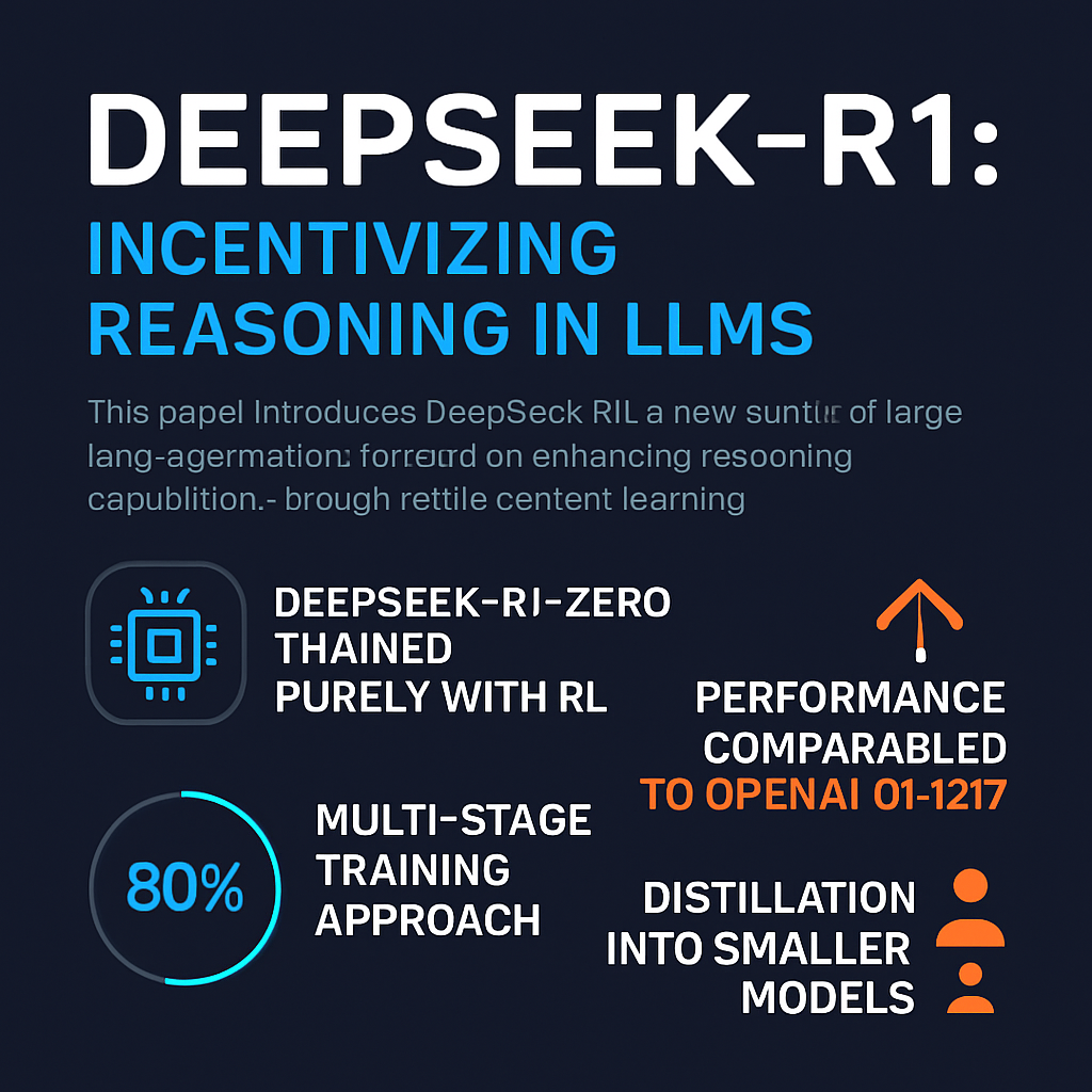 DeepSeek-R1: Incentivizing Reasoning in LLMs