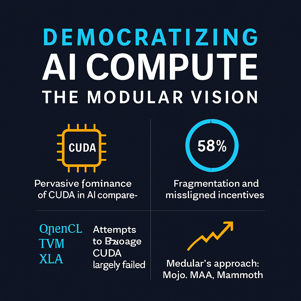 Democratizing AI Compute: The Modular Vision
