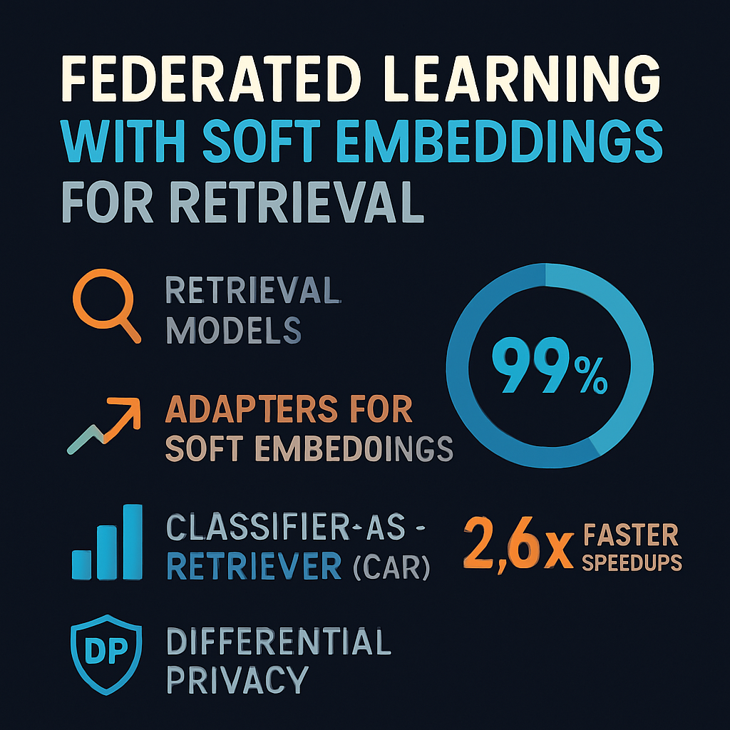 Federated Learning with Soft Embeddings for Retrieval