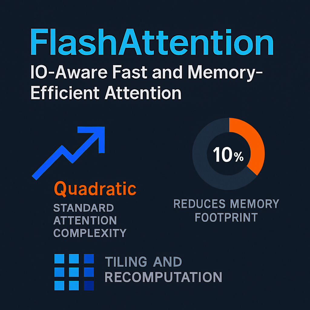 FlashAttention: IO-Aware Fast and Memory-Efficient Attention