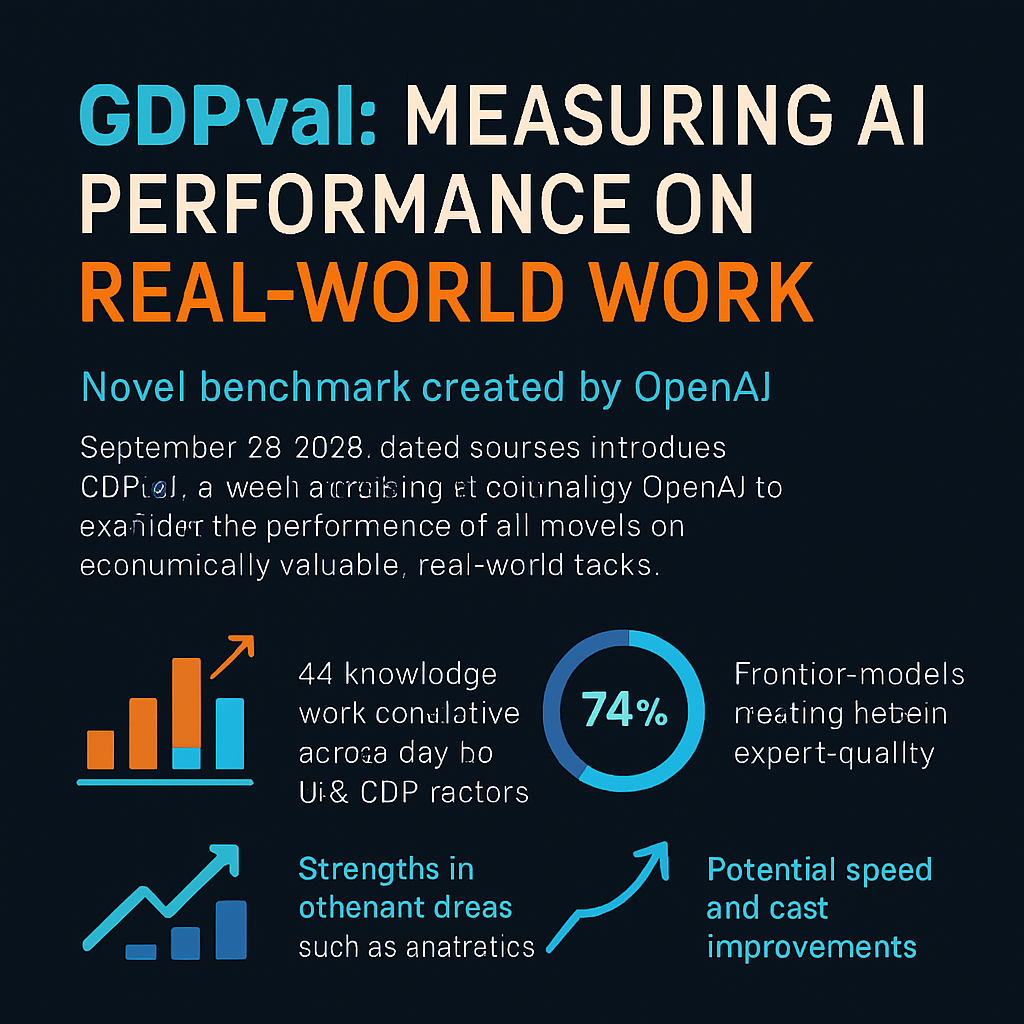 GDPval: Measuring AI Performance on Real-World Work