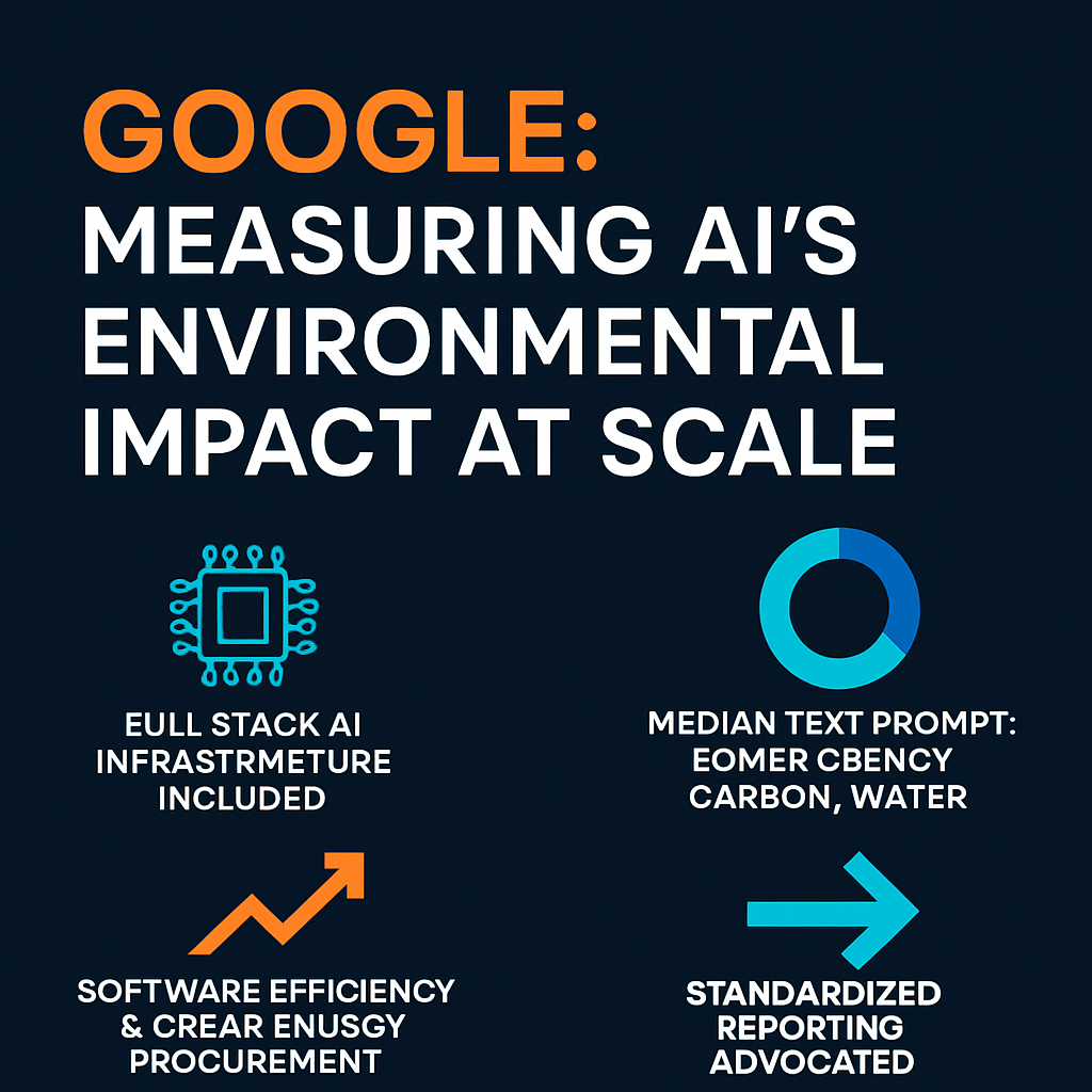 Google: Measuring AI's Environmental Impact at Scale