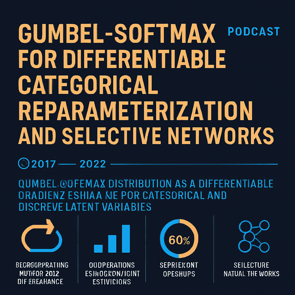 Gumbel-Softmax for Differentiable Categorical Reparameterization and Selective Networks