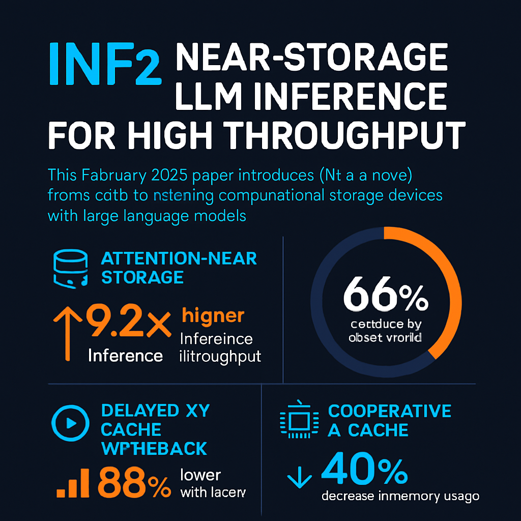 INF2: Near-Storage LLM Inference for High Throughput