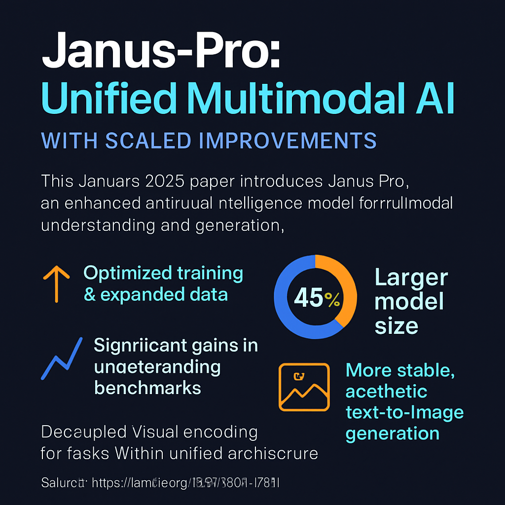Janus-Pro: Unified Multimodal AI with Scaled Improvements