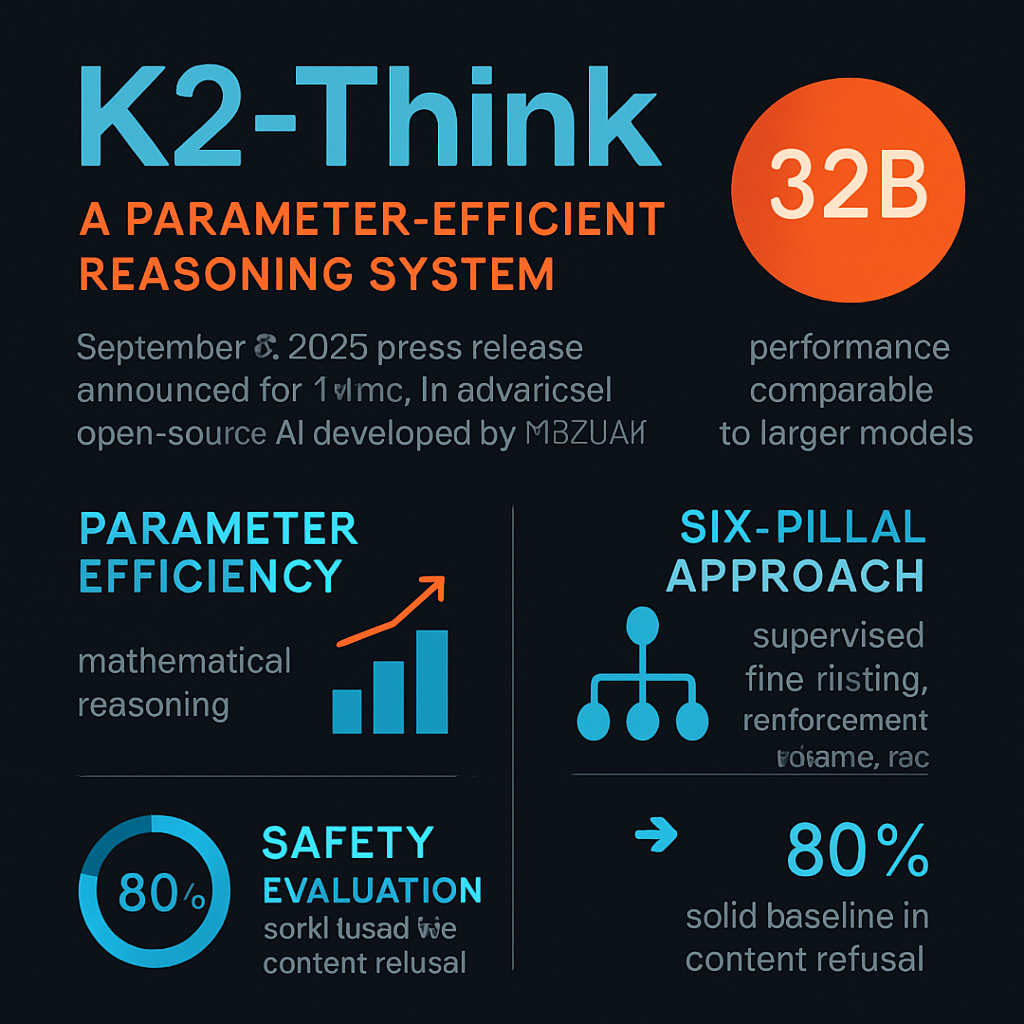 K2-Think: A Parameter-Efficient Reasoning System