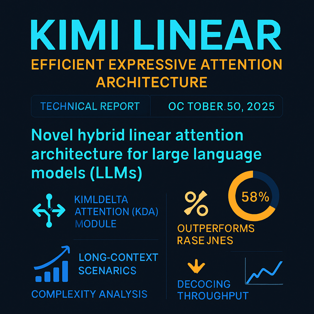 Kimi Linear: Efficient Expressive Attention Architecture