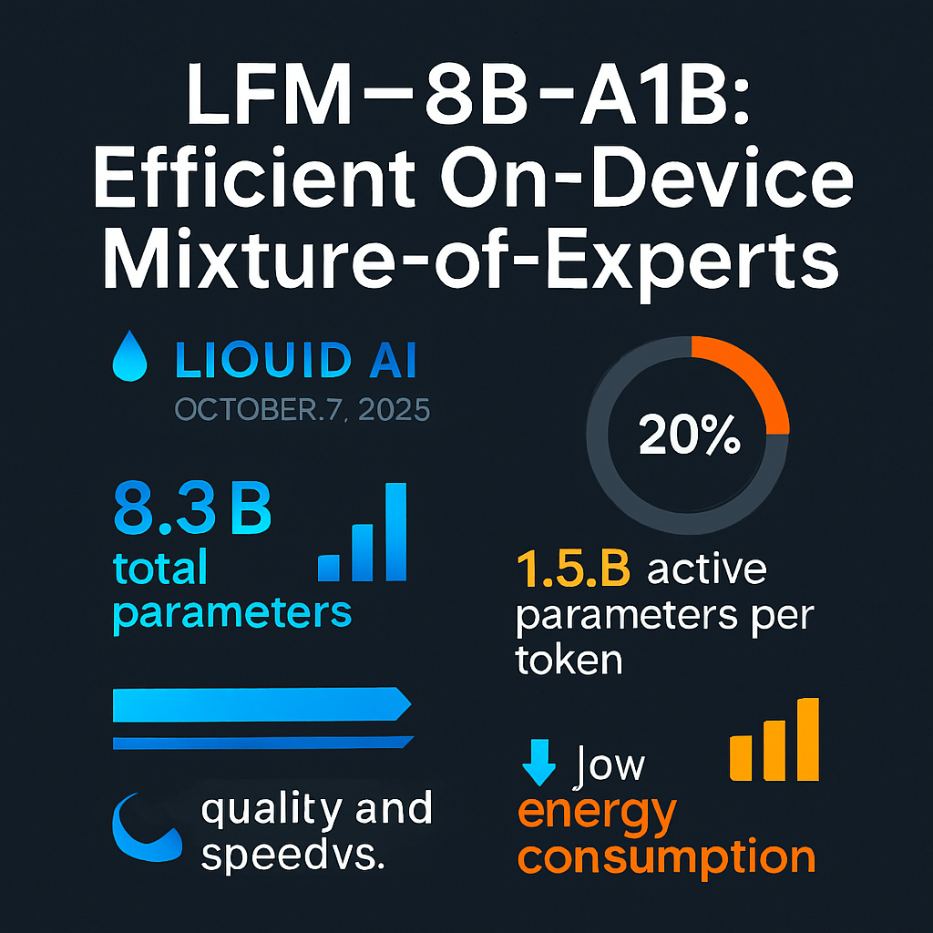 LFM2-8B-A1B: Efficient On-Device Mixture-of-Experts