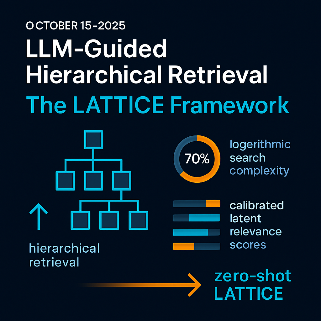 LLM-Guided Hierarchical Retrieval: The LATTICE Framework