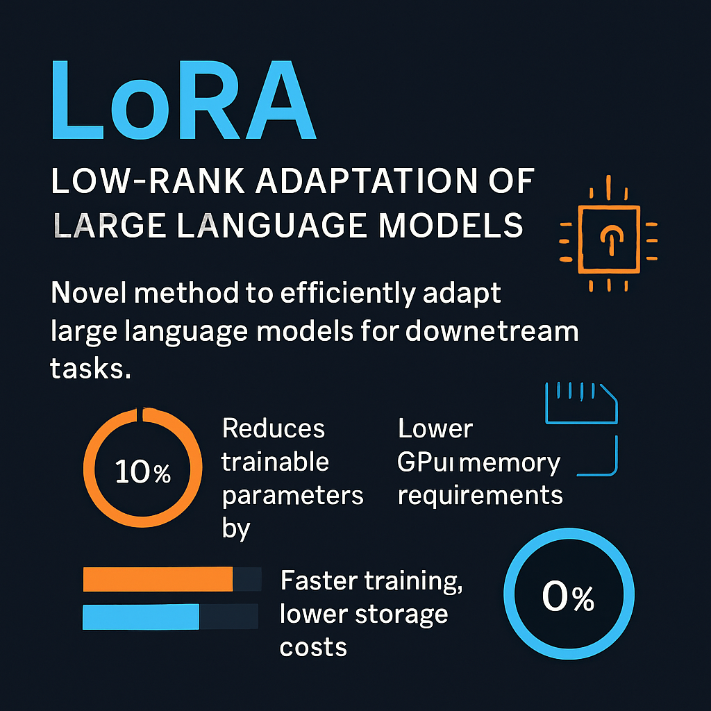 LoRA: Low-Rank Adaptation of Large Language Models