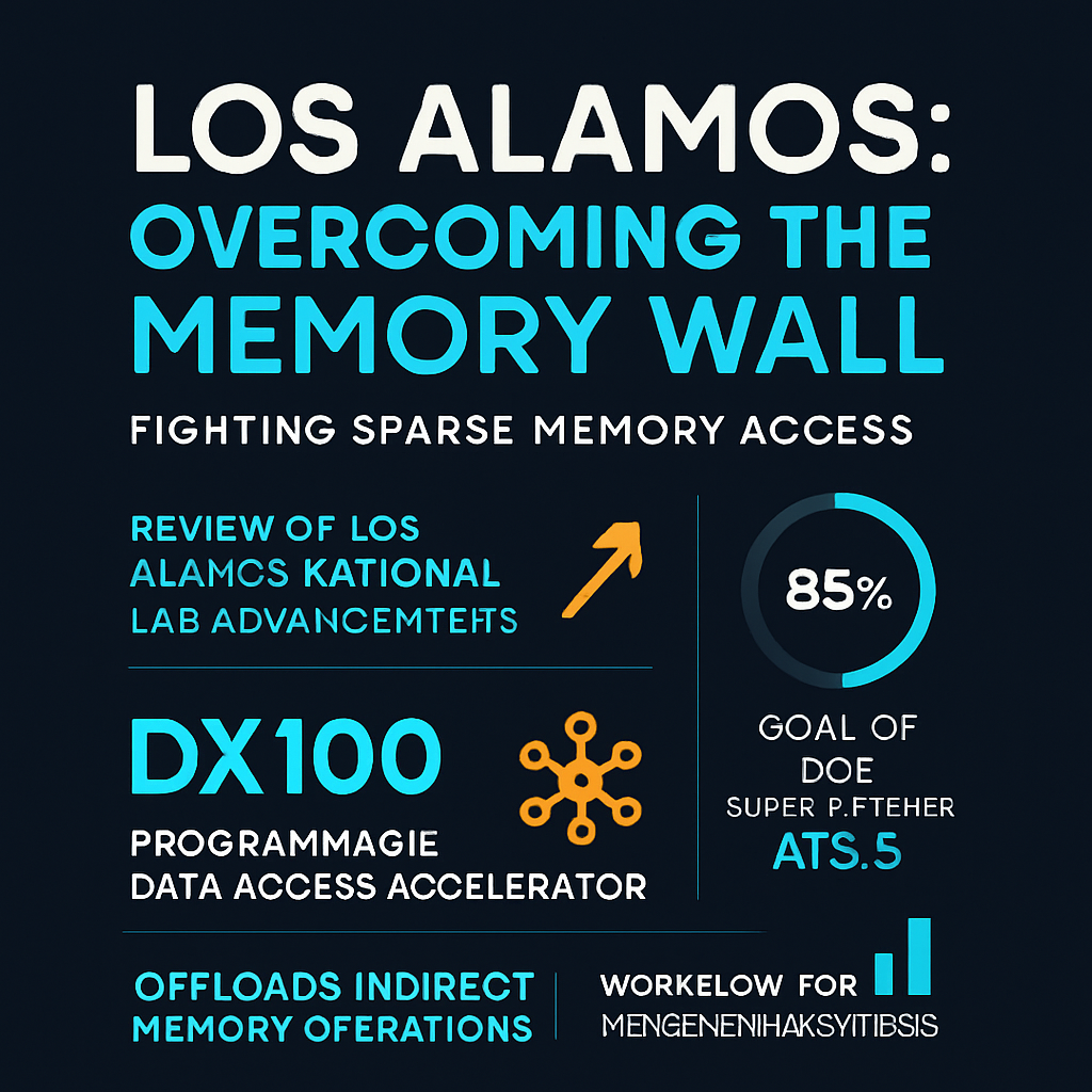 Los Alamos: overcoming the memory wall fighting sparse memory access