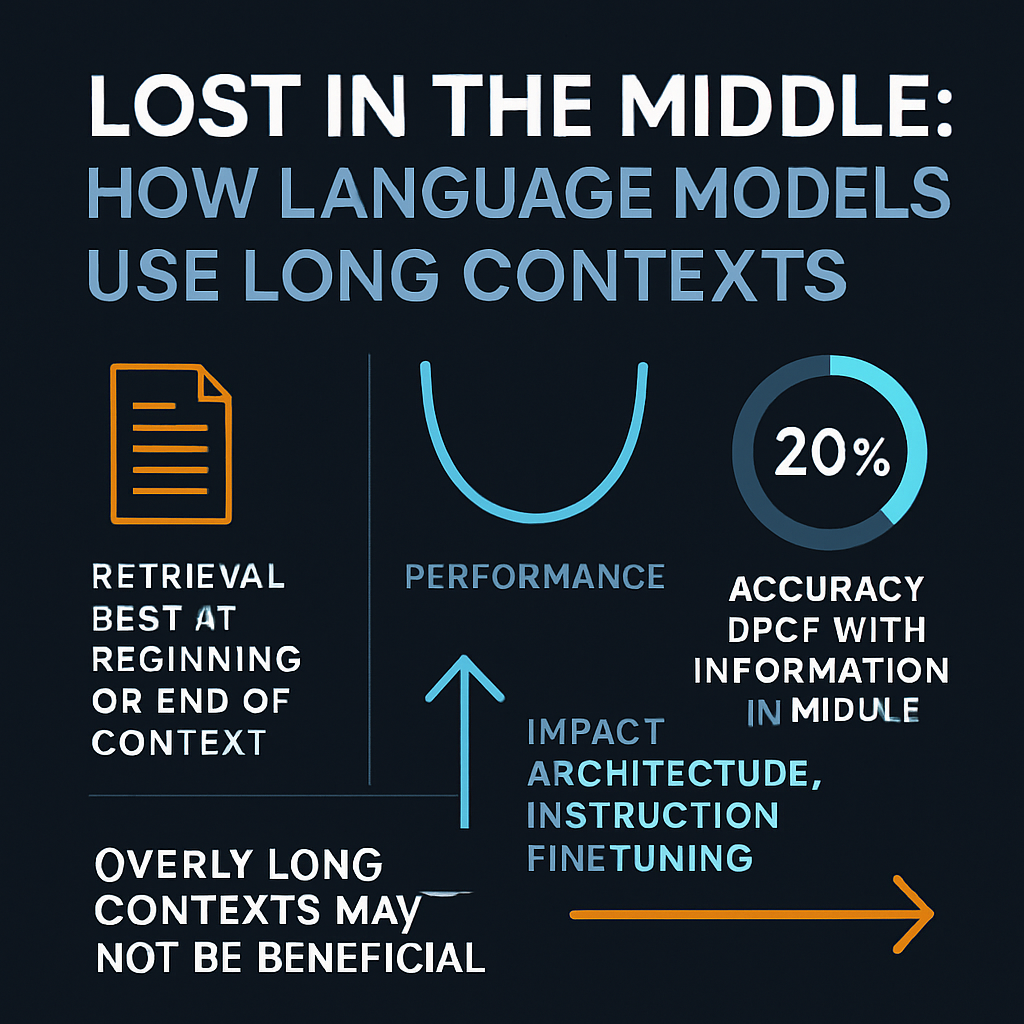Lost in the Middle: How Language Models Use Long Contexts