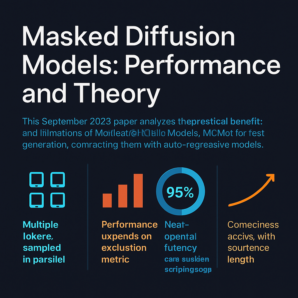 Masked Diffusion Models: Performance and Theory