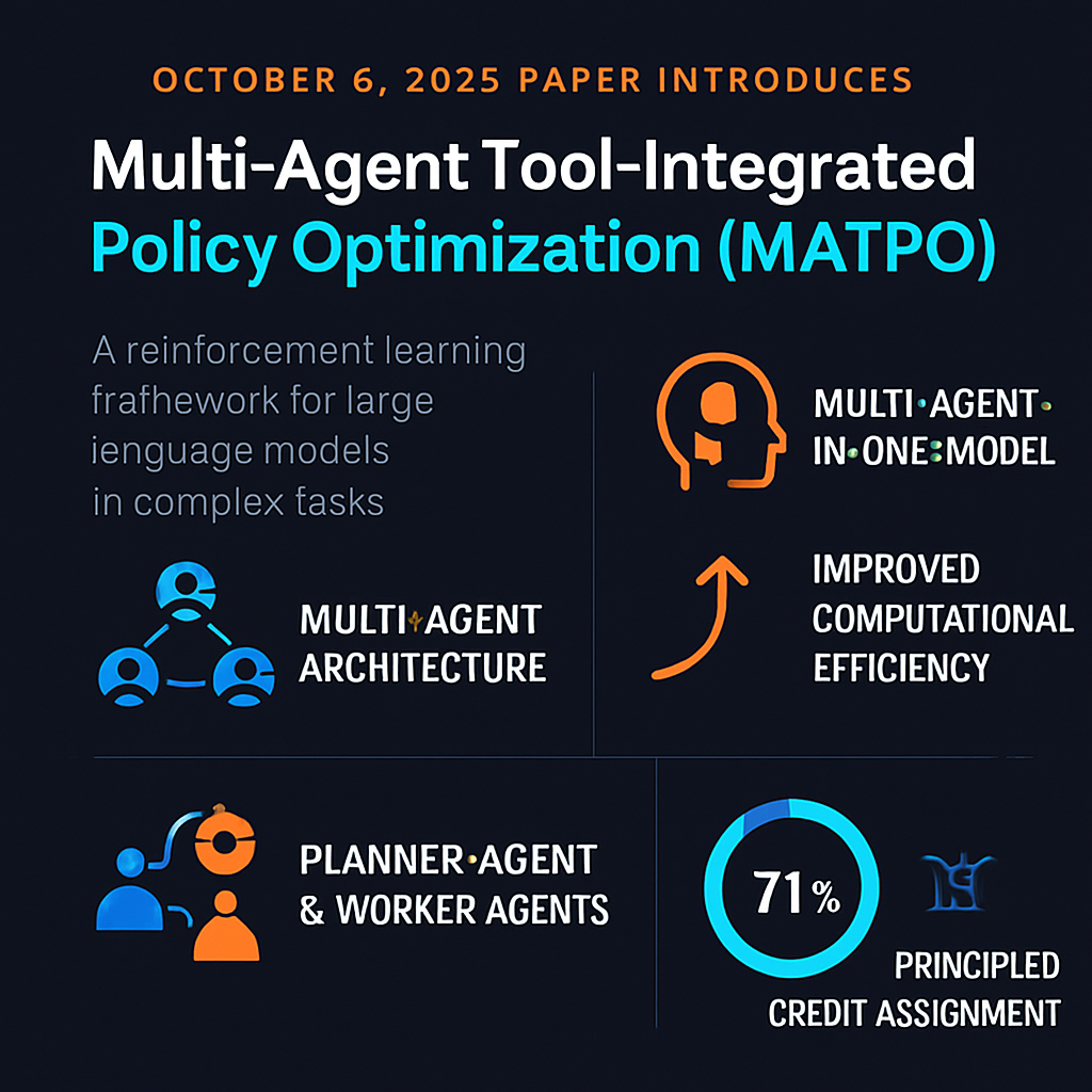 Multi-Agent Tool-Integrated Policy Optimization (MATPO)
