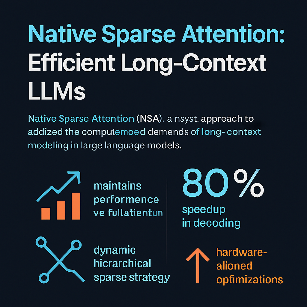 Native Sparse Attention: Efficient Long-Context LLMs