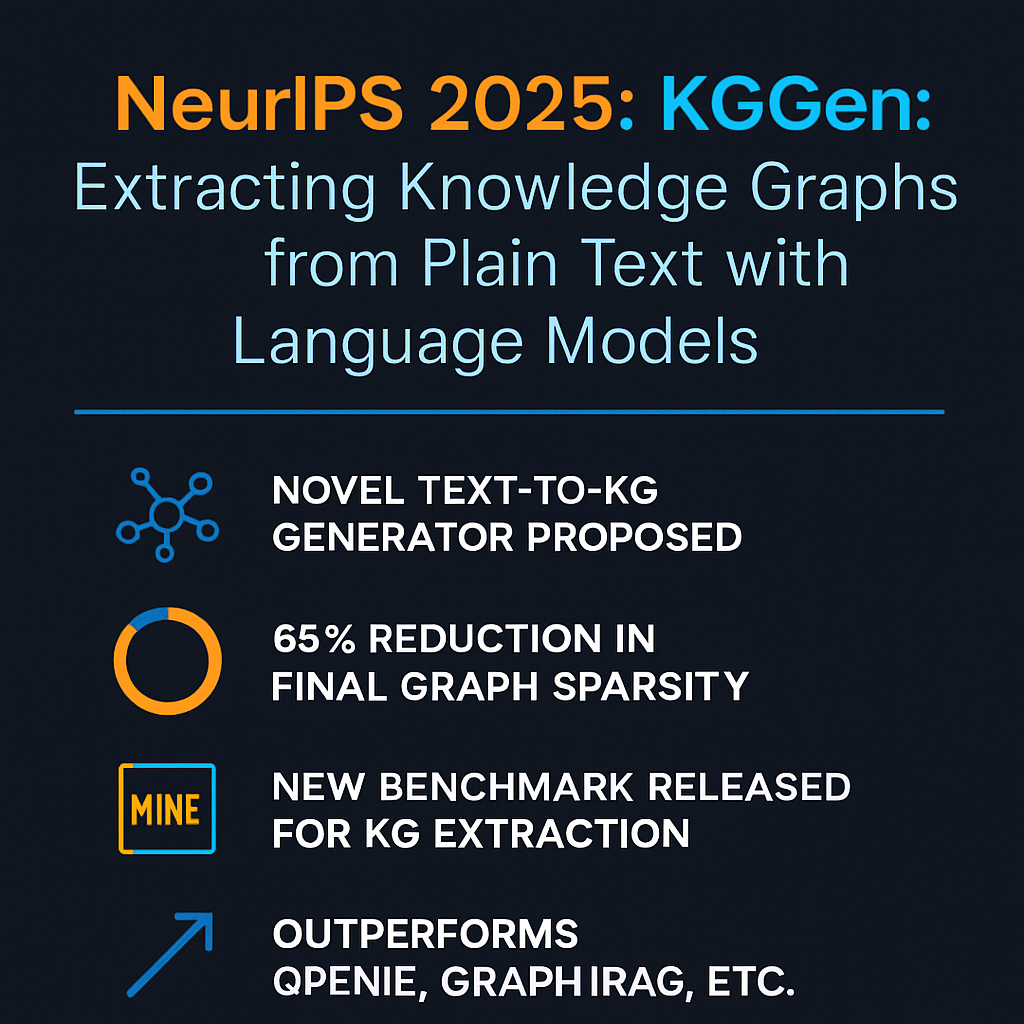 NeurIPS 2025: KGGen: Extracting Knowledge Graphs from Plain Text with Language Models