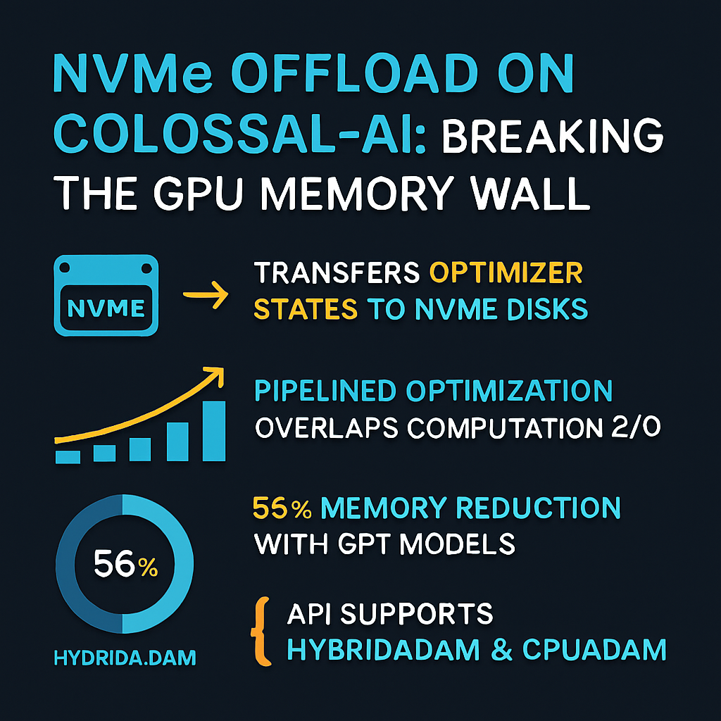 NVMe Offload on Colossal AI: Breaking the GPU Memory Wall